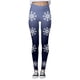 thumbnail image 3 of MKLEKYY Leggings navideños con estampado de copos de nieve para mujer, pantalones de yoga para fitness y deportes., 3 of 4