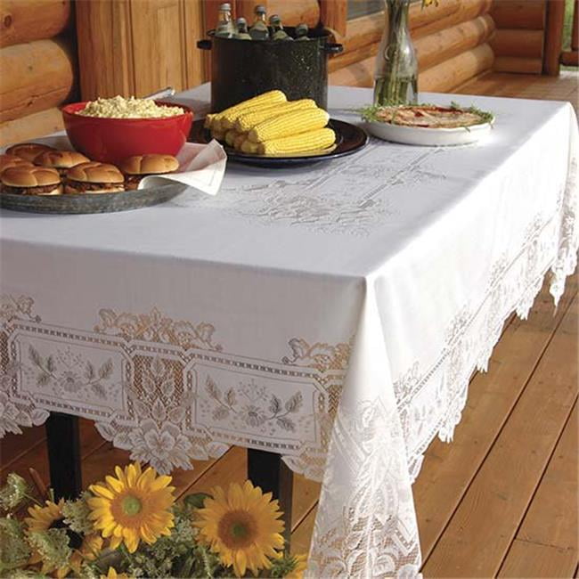 Tablecloth Dog and Cat Take Vaccinated Rabies Tablecloth Table Cloth for Rectangle Tables Waterproof Durable Flower Table Cover for Kitchen Dining Room 54 X 72 Inch 