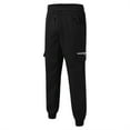 thumbnail image 4 of Aayomet Sweatpants For Men Men's Everyday Joggers, Cotton Knit Jog Pants Left C Logo,Black XL, 4 of 5