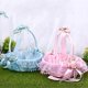 thumbnail image 4 of Wedding Flower Children Carries Beautiful Flower Basket for Decoration (Blue), 4 of 4