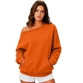 thumbnail image 7 of XINXIAOO Boatneck Sweatshirts for Women Pullover Clothes Long Sleeve Lightweight Outfits Clothes, 7 of 7