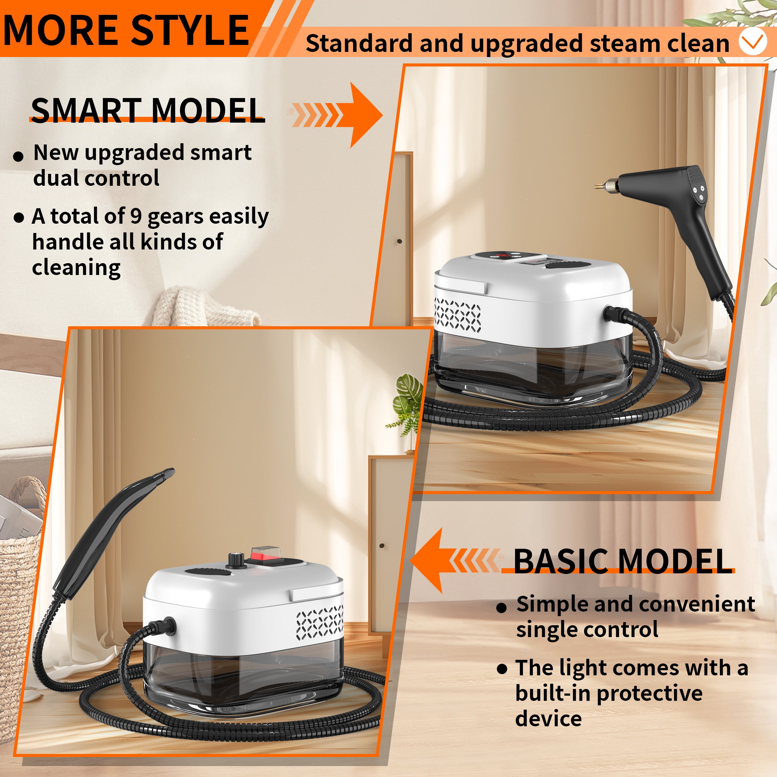 GAKOZ Handheld High-Temperature Pressurized Steam Cleaner, 2026