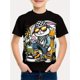 thumbnail image 1 of Camiseta deportiva de conejito de Pascua para niño, 100 % algodón, cuello redondo, manga corta informal de verano con estampado 3D, tejido de punto ligeramente elástico, corte regular. Ideal para ac, 1 of 5
