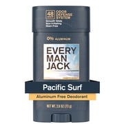 Every Man Jack Men's Deodorant - 48-Hour Odor Defense - Aluminum Free - Pacific Surf Scent - 2.6 oz