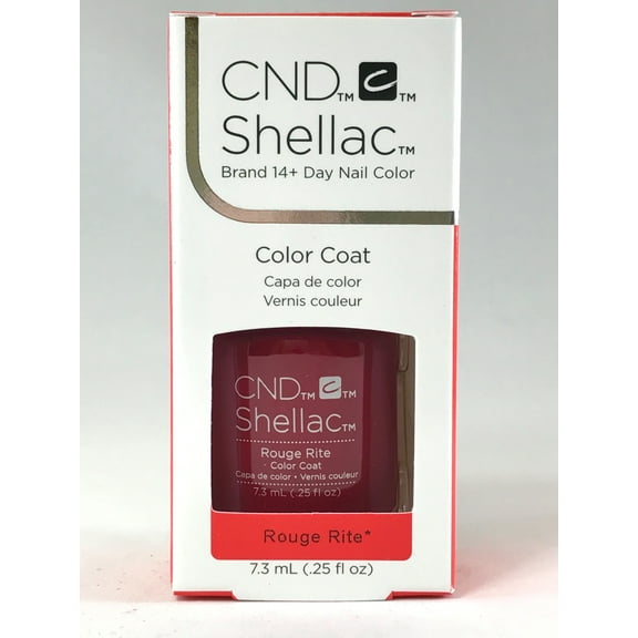 CND Shellac UV Gel Nail Polish Rouge Rite 0.25 oz.