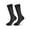 Black, variant on Deago 2 Pairs Mens Ultra Thin Sheer Dress Socks Soft Nylon Mid Calf Silky Transparent Summer Cool Business Socks Work Trouser Sox