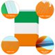 thumbnail image 3 of Banner AhfuLife Banderas Irlandesas 60 piezas 14x21cm 10m de largo, 3 of 7