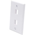 thumbnail image 5 of VCE Plaque Murale à 2 Ports pour Clé UL Listed (Lot de 10), Plaques Murales Simples pour Prise Clé RJ45 et Inserts Modulaires, 5 of 5