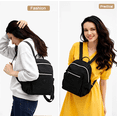 thumbnail image 5 of Backpack for Women Nylon Rucksack Lightweight Daypack Waterproof Shoulder Bag With Mini Coin Purse for Travel Shopping, Holidays, Travel, Hiking Camping, Cycling, 5 of 7