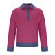 thumbnail image 5 of RKSTN Denim Patchwork Sweatshirts for Women Oversized Lapel Quarter Button Down Sweatshirt Pullover Tops Casual Plus Size Turndown Collar Loose Comfy Long Sleeve T Shirt Fall Spring Clothes, 5 of 9