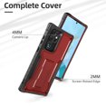 thumbnail image 6 of ExoGuard For Samsung Galaxy S22 Ultra Case, Full-Body Phone Case with Kickstand (Red), 6 of 8