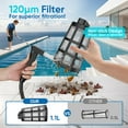 thumbnail image 6 of (2025 New)Efurden Cordless Pool Vacuum, Handheld Pool Vacuum with Running Time up to 60-Minutes for Above Ground Pools, Spas and Hot Tubs, Yellow, 6 of 9