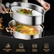 thumbnail image 3 of Olla De De Pescado De Acero Inoxidable, Olla De De Pescado De Gran Espacio Versátil De Calentamiento Rápido Con Bandeja De Cerámica Para Hervir Sopa, 3 of 7