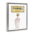 thumbnail image 3 of Stupell Industries Glam Shopfront Bell Gray Framed Floater Canvas Wall Art design by Amanda Greenwood, 21 x 17, 3 of 9