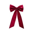 thumbnail image 3 of Xuniizn Christmas Bows Large Christmas Tree Bows Wine Velvet Bows for Christmas Tree Hand Tied Easy Hanging Holiday Christmas Ornaments Party Door, Christmas Decoration for Home, 3 of 9
