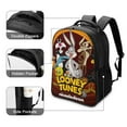 thumbnail image 4 of Looney Tunes Cartoons Backpack 16 Inch Bookbag Casual Daypack Travel Backpacks for Work Hiking Camping, 4 of 6