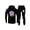 Black-c, variant on Men's Tracksuit 2 Piece Set - Graphic Hoodie Sweatsuits Athletic Jogging Pullover Hoodies Sweatshirt and Sweatpants