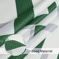 thumbnail image 4 of Shower Curtains for Bathroom Decor Chirstmas Gift - Hunter Green Shower Curtain, Waffle Shower Curtain Set with Hooks Waterproof Heavy Duty for Hotel SPA Bath Tubs with Modern Geometric Pattern, 72x72, 4 of 6