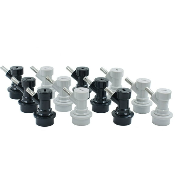 Learn To Brew 6 Pairs Ball Lock Disconnects Barb for Corny Kegs