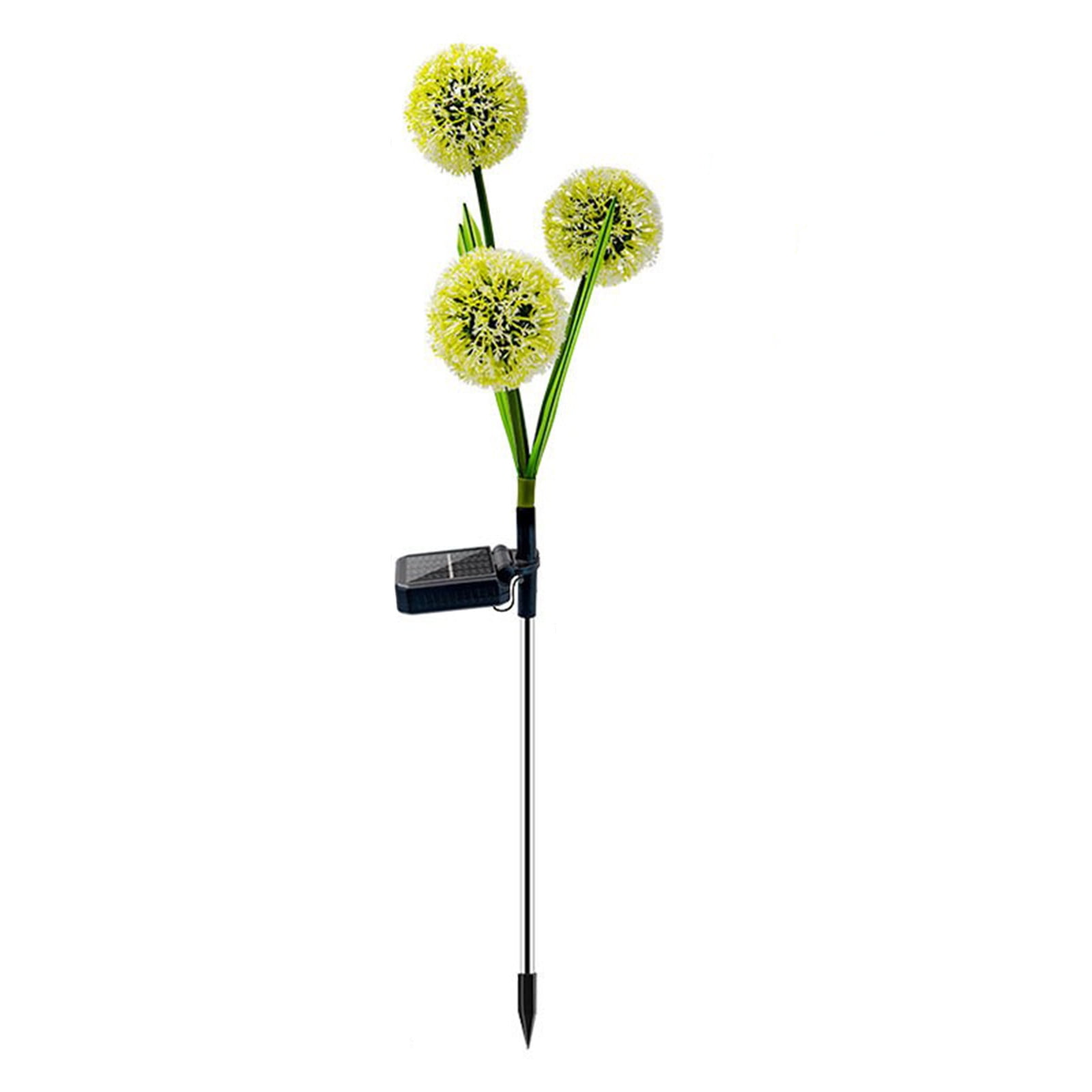 BVXEEP Solar Lights Outdoor, 2 Pack Solar Powered Dand-Elion Solar Led Lights Outdoor Led Lamps for Garden Backyard-Wn Land-Scape Decoration Illuminations