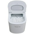 Magic Chef 27 lb. Capacity Portable Countertop Ice Maker, White and Makes Bullet Ice