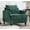 Single Chair - Emerald, variant on Modern Accent Chair, Single Sofa Arm Chair with Cushion Back, Mid-Century Modern Upholstered Armchair Reading Club Chair for Living Room,Bedroom,Lounge
