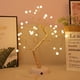 thumbnail image 2 of Lámpara LED con forma de árbol de perlas, luz de alambre de cobre, linterna decorativa navideña para fiestas, luz de noche de doble propósito con interruptor táctil de gypsophila, 2 of 2
