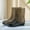 Black, variant on Women's Rain Boots Ladies Fashion Non- Wear-Resistant Waterproof Boots Women's Water Shoes Adult Transparent Overshoes