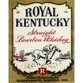 thumbnail image 2 of Vintage Booze Labels 12x14 Gold Ornate Wood Framed with Double Matting Museum Art Print Titled - Royal Kentucky Straight Bourbon Whiskey, 2 of 4