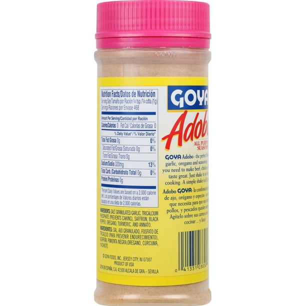 Adobo Seasoning Nutrition Facts Home Alqu