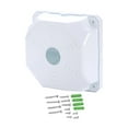 thumbnail image 4 of koolsoo Camera Base Junction Box Parts Dome Camera Mount Box for Dome Cameras Indoor White, 4 of 9