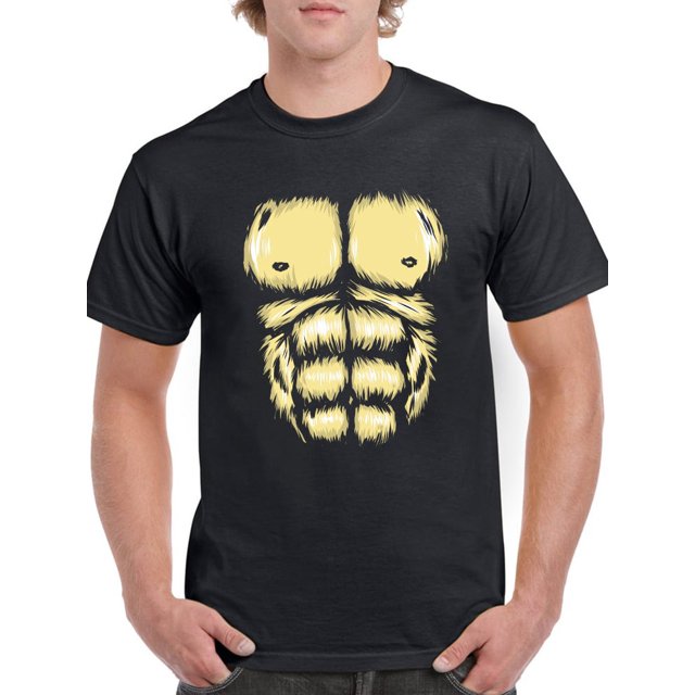 Playera Para Hombre - Pecho De Gorila Smartprints T-shirt