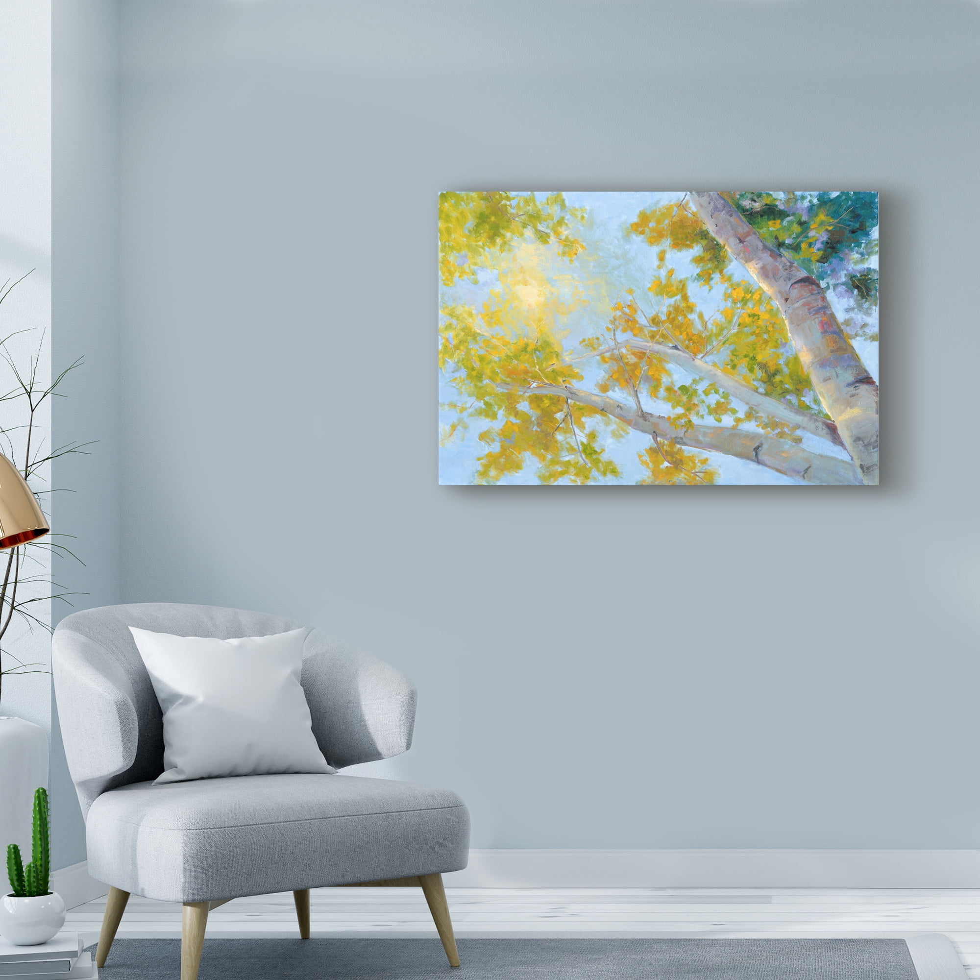 Trademark Fine Art 'Aspen Canopy' Canvas Art by Nanette Oleson