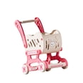 thumbnail image 1 of BELOVING Chariot de Magasinage pour Enfants Jeu d'Imitation pour Garçons et Filles de 3+ Ans Rose, 1 of 9