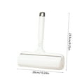 thumbnail image 3 of Extra Large Lint Roller 24cm | Reusable Pet Hair Remover Sticker | Strong Plastic Roller for Clothes, Sofas, Carpets | White Yellow, Compact Portable Design, 3 of 6