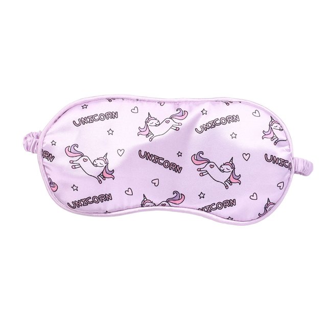 Máscara para dormir con diseño de unicornio para niños y adultos