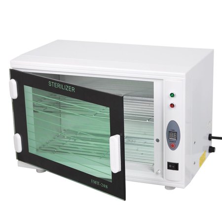 - 8L Electric Tool UV Sterilizer Cabinet w/ Timer Sterilization Menicure Nail Facial Skin Beauty Salon Equipment