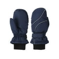 thumbnail image 2 of BadPiggies Kids Ski Gloves Waterproof Winter Warm Snowboard Mittens for Boys Girls 4-9 Years (Navy), 2 of 9