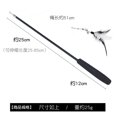 thumbnail image 1 of Interactive Cat Feather Toy Feather Teaser Stick Wand Pet Retractable Feather Bell Refill Replacement Catcher Product for Kitten Black with refill, 1 of 6