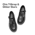 thumbnail image 3 of Zapatos Mary Jane para Niñas DREAM PAIRS con Plataforma Gruesa y Correa en T con Estrella, 3 of 5