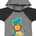 thumbnail image 4 of Inktastic First Birthday Boy Lion 1 Year Old Boys or Girls Baby Bodysuit, 4 of 5