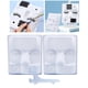 thumbnail image 1 of Kit de extensión de pestañas perfecl Herramientas de maquillaje autoadhesivas profesionales Bandeja de pestañas clásica Pestañas de prác Bandeja de 2 piezas blanca, 1 of 8