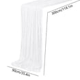 thumbnail image 3 of PoyoKee Table Runner, 118" x 35" Crinkle Gauze Table Cloth, Boho Decor Voile Tablecloth Flag, Party Decorations for Kitchen and Dining Home Decor, 3 of 6