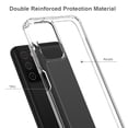 thumbnail image 3 of Xpm Case for Samsung Galaxy A03S Hybrid Transparent Clear Acrylic Back Hard PC Soft TPU Full Protective Bumper Extra Shock-Absorb Cover for Galaxy A03S - Clear, 3 of 7
