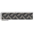 thumbnail image 3 of Ambesonne Geometric Fabric by the Yard Upholstery, Tile Like Squares Dots, 10 Yards, Dark Grey Champagne, 3 of 5