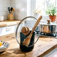 thumbnail image 4 of 6‑in‑1 Kitchen Utensil Holder, Vertical Countertop Caddy, Spoon Rest Lid & Cutting Board Organizer, Space‑Saving Kitchen Storage Rack, 4 of 5