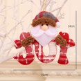 thumbnail image 3 of Muñecos navideños Papá Noel Muñeco de nieve Ciervo Juguetes Figuras navideñas Decoración del hogar Regalo de Navidad Adorno para niños Feliz Año Nuevo 2023, 3 of 5