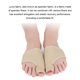 thumbnail image 4 of Seitruly Separadores de dedos estirables para Hallux Valgus hechos de SEBS y correctores de juanetes de tela de Lycra Suministros de ortodoncia NO3, 4 of 6