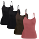 thumbnail image 1 of Set 4 Blusas Unitalla Mujer Tirantes Casual Blusa Crop Top Dama, 1 of 5