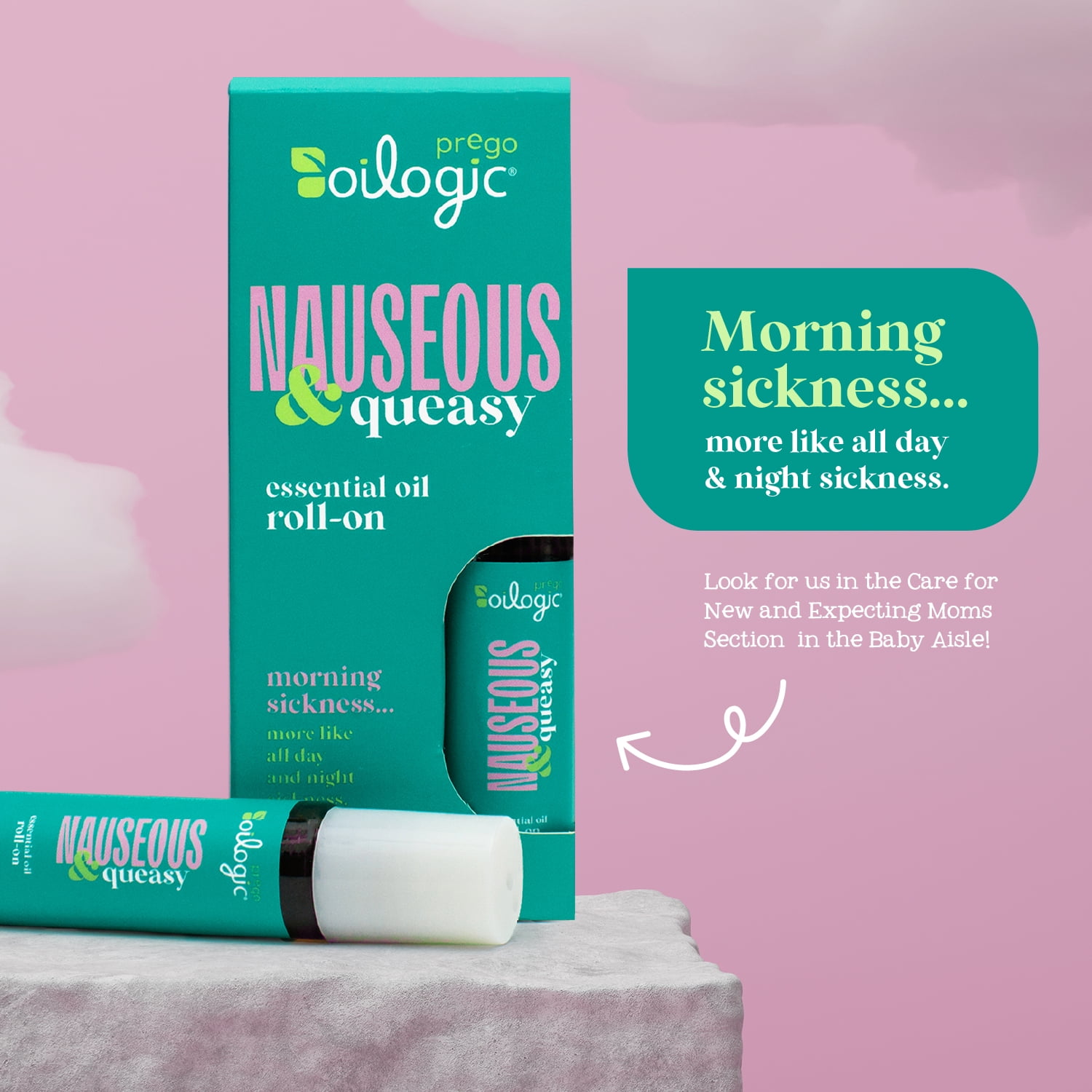 Oilogic Prego Nausea Essential Oil Roll-on, 1 Count